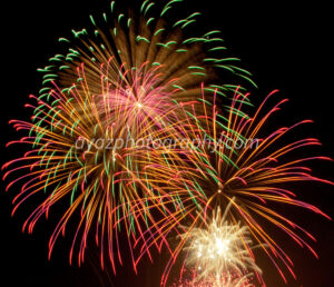 Colorful Fireworks in Night Sky – Festive Celebration Photography  Photography by Ayaz