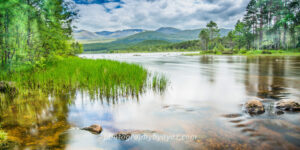 Tranquil River with Forest and Hills – Fine Art Nature Landscape Photography  Photography by Ayaz