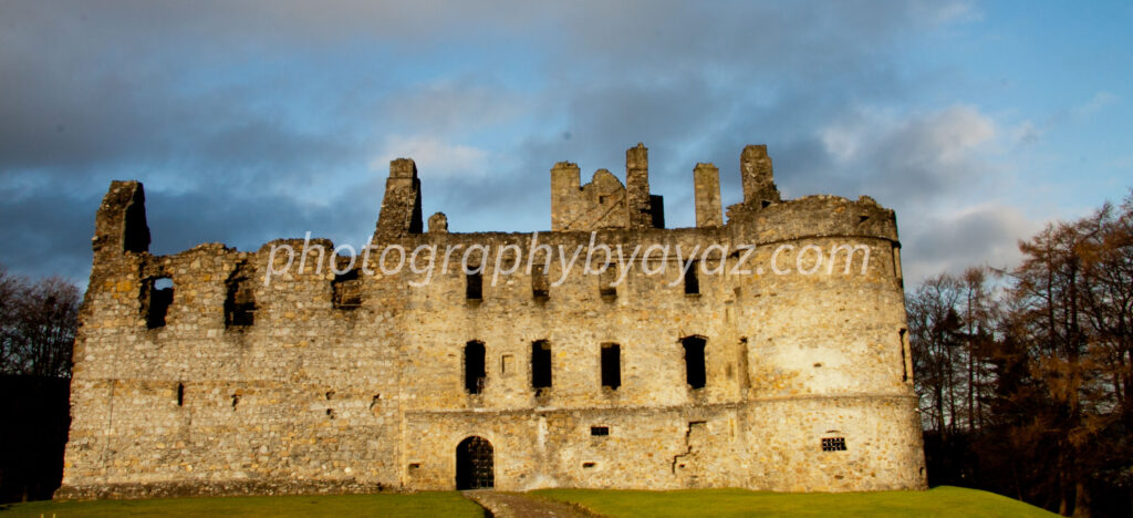 Medieval Castle Ruins Under Golden Light – Historic Architecture Photography | Photography by Ayaz
