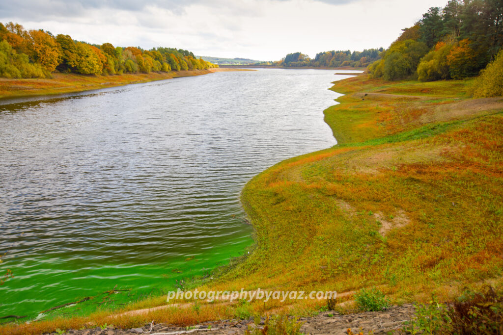 Autumn Riverbend with Vibrant Foliage – Fine Art Landscape Photography  Photography by Ayaz