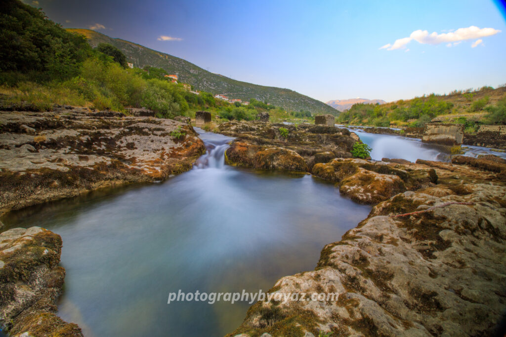 Tranquil River Through Mossy Stones – Fine Art Landscape Photography Print