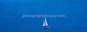 Ocean Drift – Fine Art Sailboat Photography for Minimalist Wall Decor