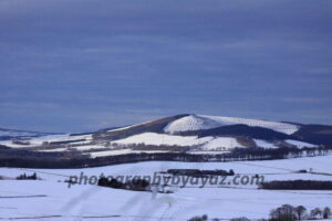 Snow-Covered Hills Winter Landscape Fine Art Photography Print