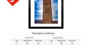 Historic Tower Under Dramatic Sky – Fine Art Photography Print
